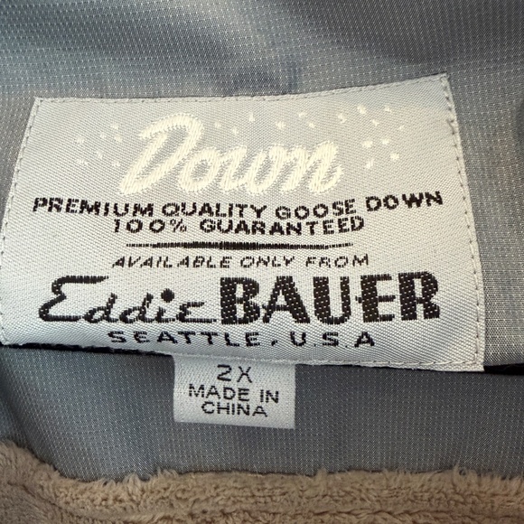 Eddie Bauer Goose Down Puffer Parka --Size 2X - Picture 4 of 15